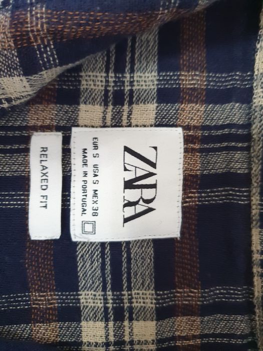 2шт Рубашка рубашки сорочки мужские Zara подростковые