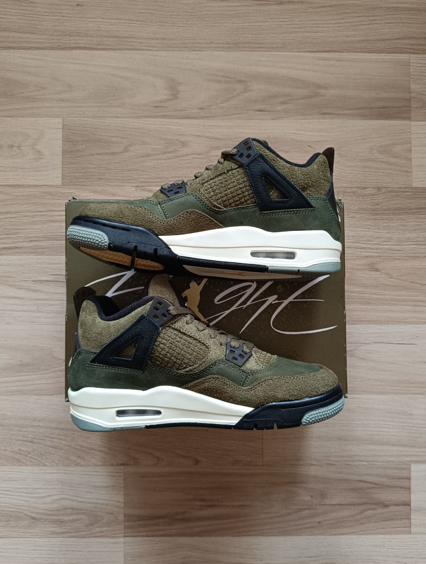 Buty damskie Jordan 4 Craft Medium Olive GS oliwkowe khaki 39