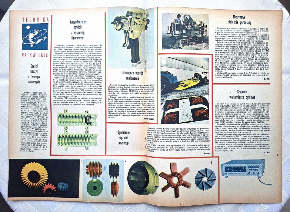 Horyzonty Techniki Nr. 2 , 1973r, miesięcznik naukowo-techniczny, PRL