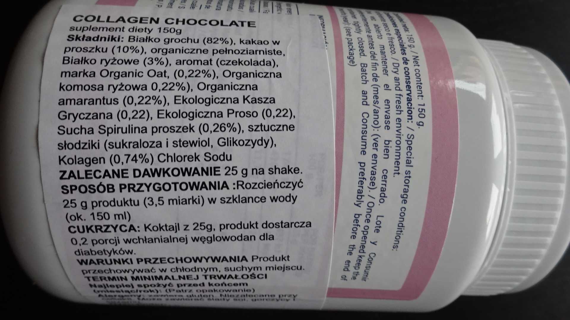 Kolagen Collagen Solage czekoladowy 150 g
