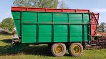 Przyczepa objętościowa Fortschritt t-088,transport Gratis Rozrzutnik