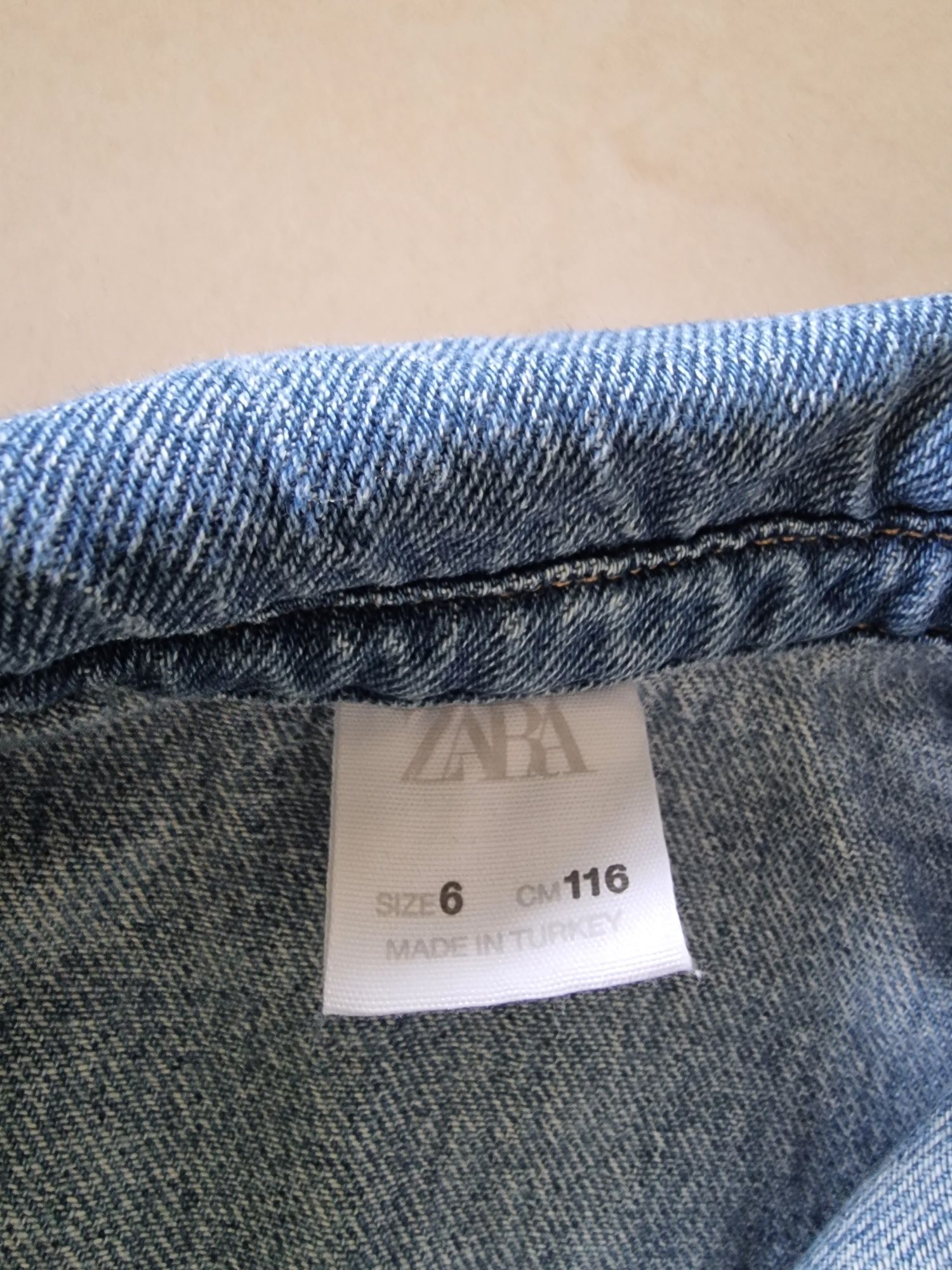 Zara koszula jeans chłopięca