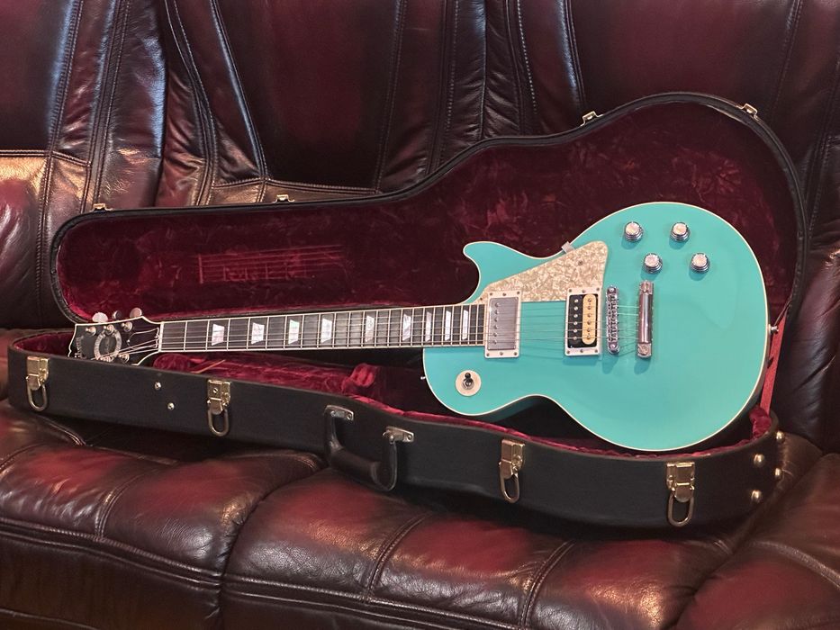 Gibson Les Paul Custom Shop Catalina Cascade Green 1997 (ebony, 3500$)