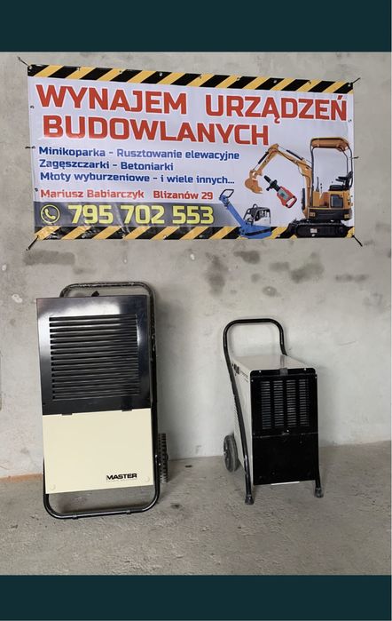 Osuszacz powietrza wilgoci wynajem pochłaniacz wilgoci