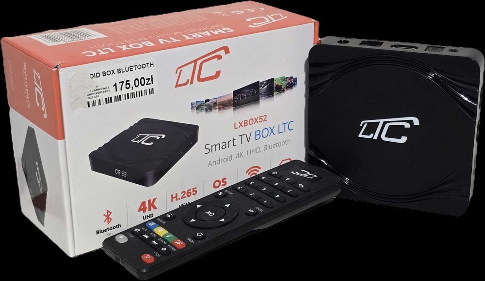 SMART TV BOX LTC android 11 4K UHD bluetooth LXBOX52
