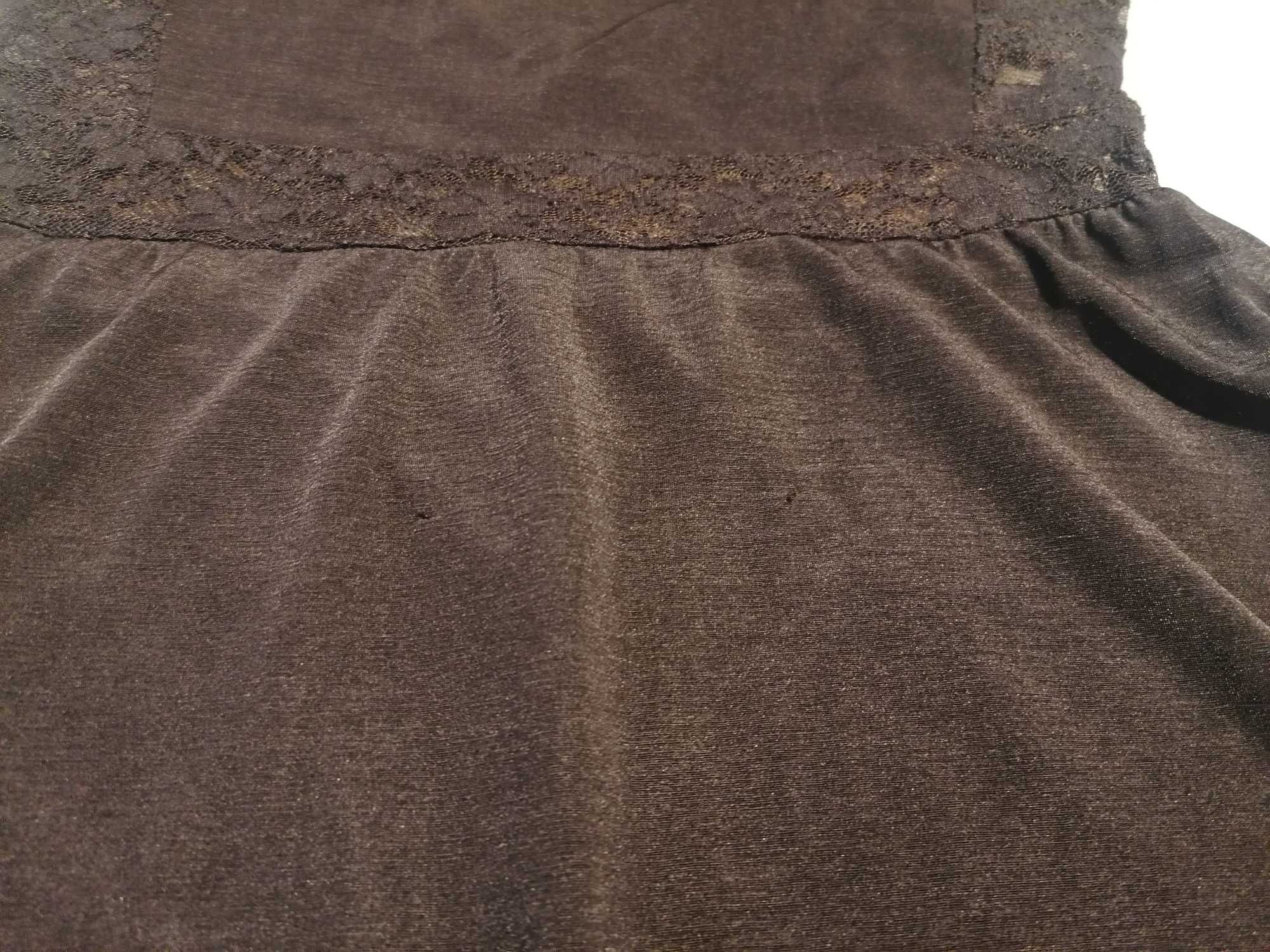 Sukienka czarna letnia elegancka zwiewna rozmiar S