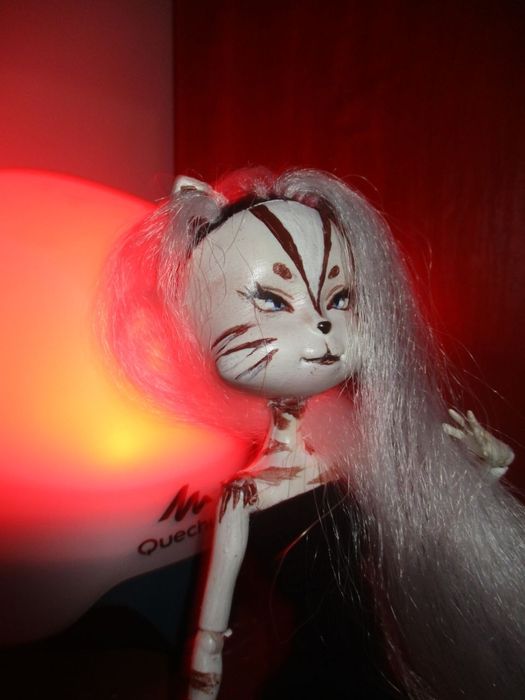 Ооак ручної ручної роботи в стилі антро-кішки