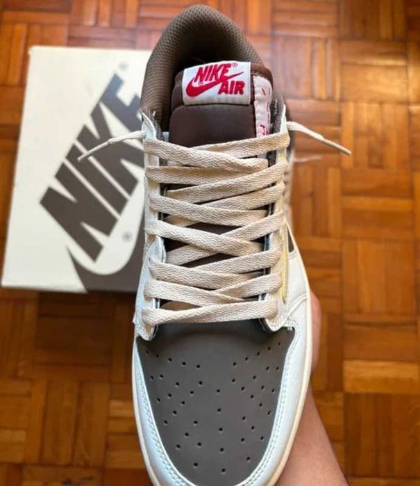 " koszykówki "Jordan 1 Retro Low OG SP Travis Scott Reverse Mocha R.45