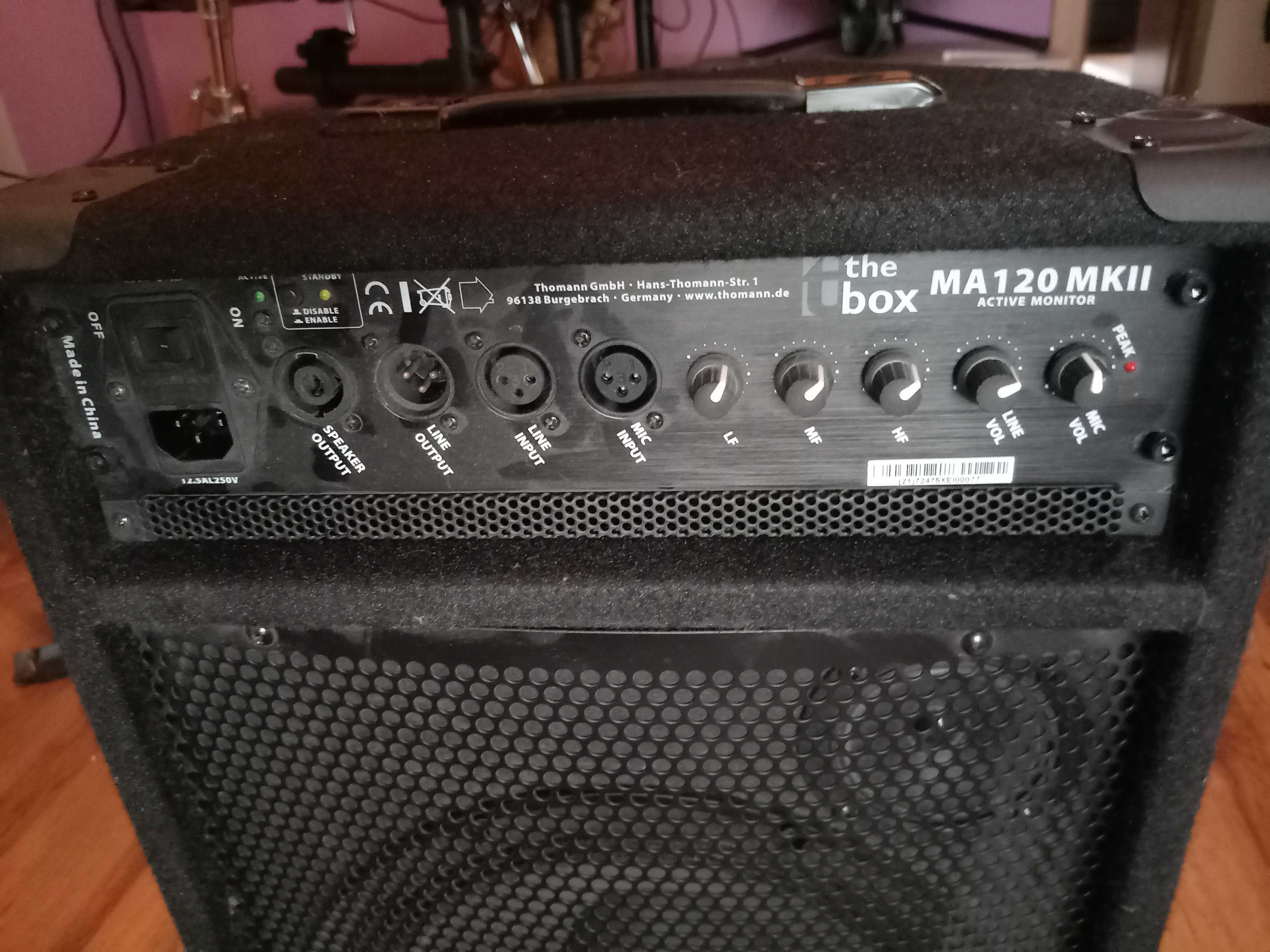 Kolumna aktywna odsłuch the box MA120 MKII
