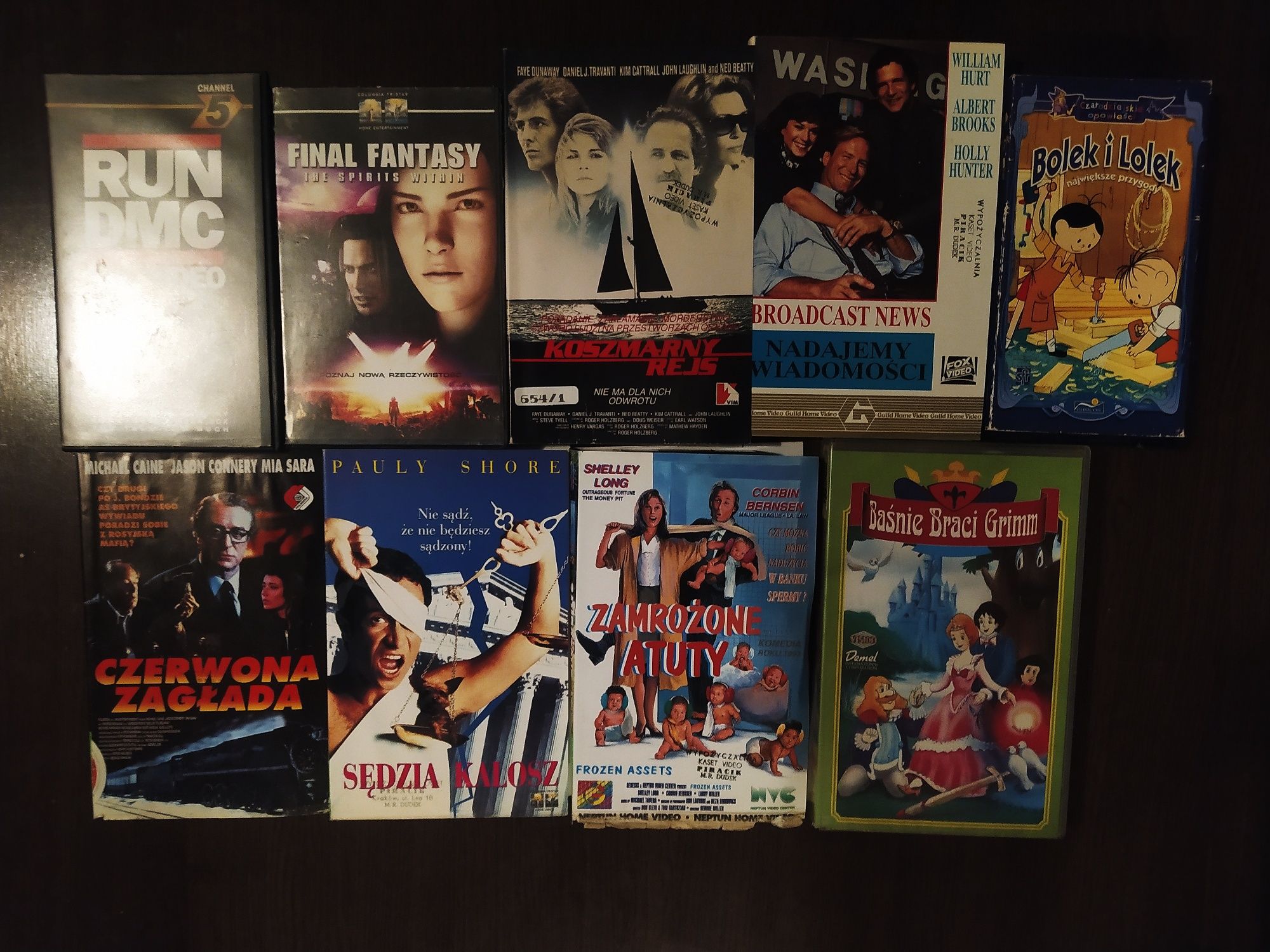 Kasety vhs zestaw Bolek i Lolek bajki komedie sensacje