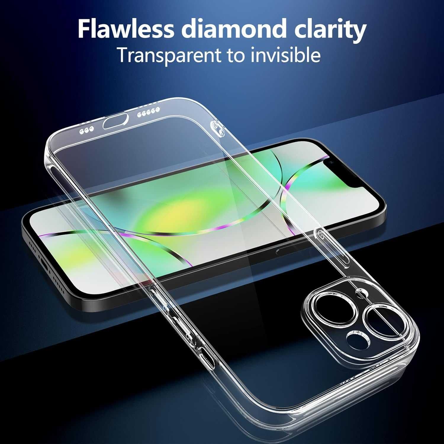 ETUI do iPhone 14 + szkła hartowane Qasyfanc silikonowe NOWE w943