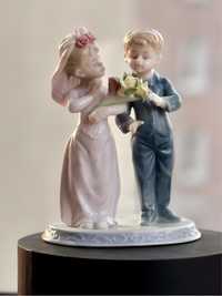 Фарфоровая статуэтка «молодожены» / свадьба