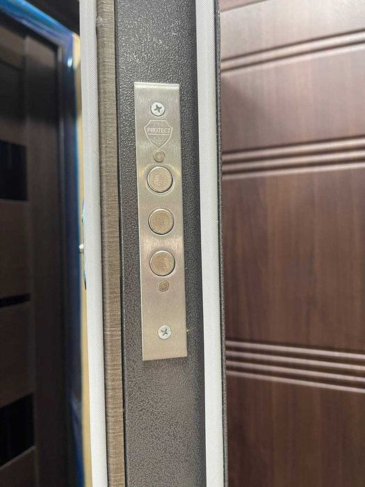 Двері в дім Вулиця Метал - МДФ сірий : в наявності