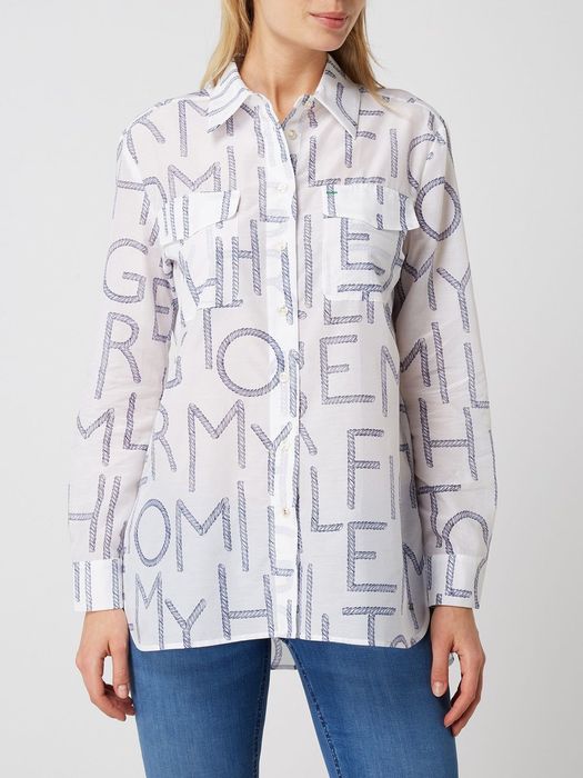 Tommy Hilfiger
Шовкова блуза - біла, розмір S.