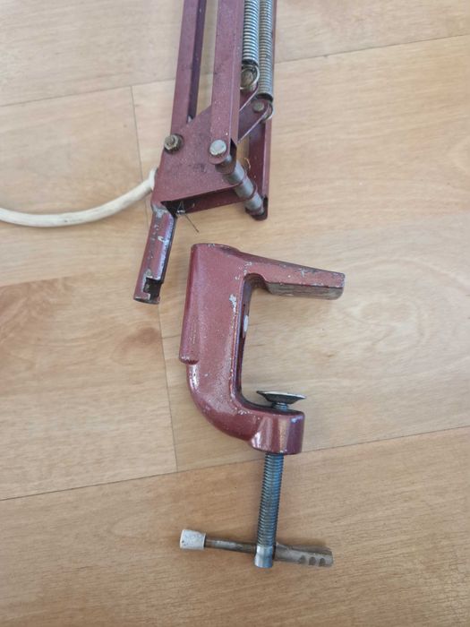 lata 70 Szwedzka lampa retro Architekta E27 60W biurkowa LEDU Type W 3