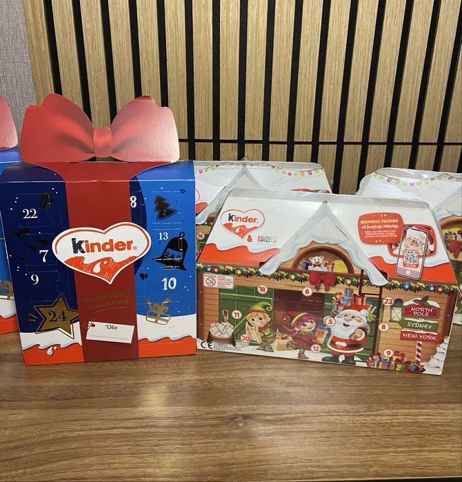 Набір подарунок з мʼякою іграшкою Kinder Maxy Mix. Адвент календар.