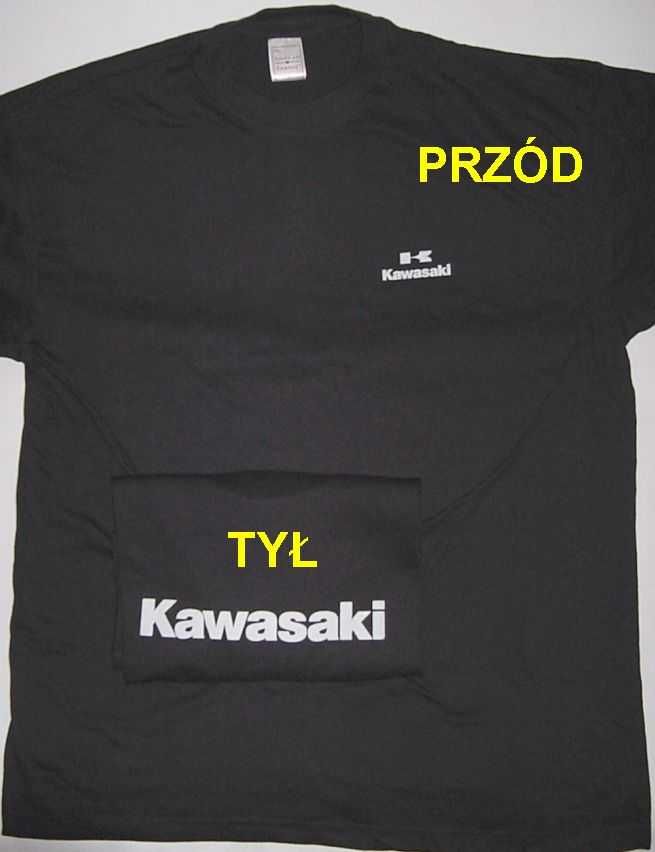 Koszulka męska M czarna KAWASAKI nowa