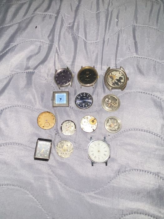 Stare mechanizmy zegarki