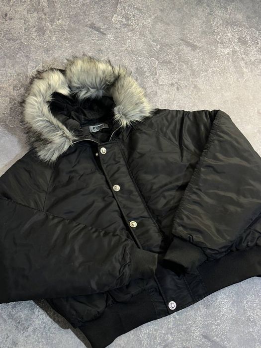 Зеленый бомбер с мехом аляска куртка пуховик MA-1 Alpha Industries ма1