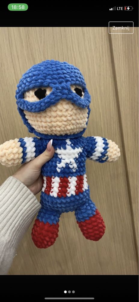 Maskotki pluszaki handmade ręcznie robione na szydełku na zamówienie