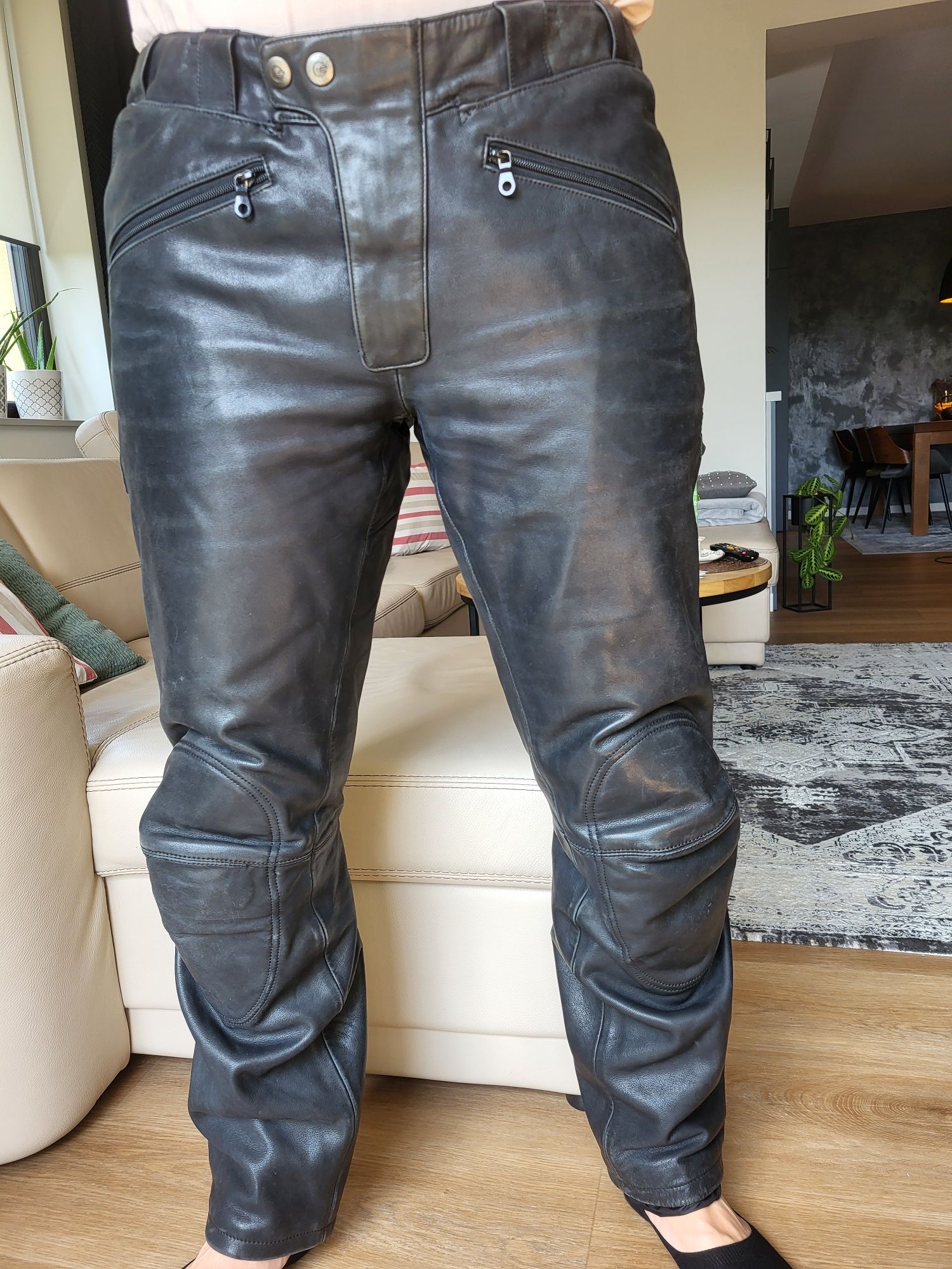 skórzane spodnie motocyklowe marki Hein Gericke z linii Classics