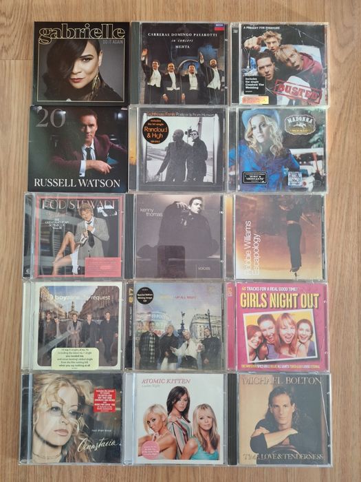 CDs pop rock e outros