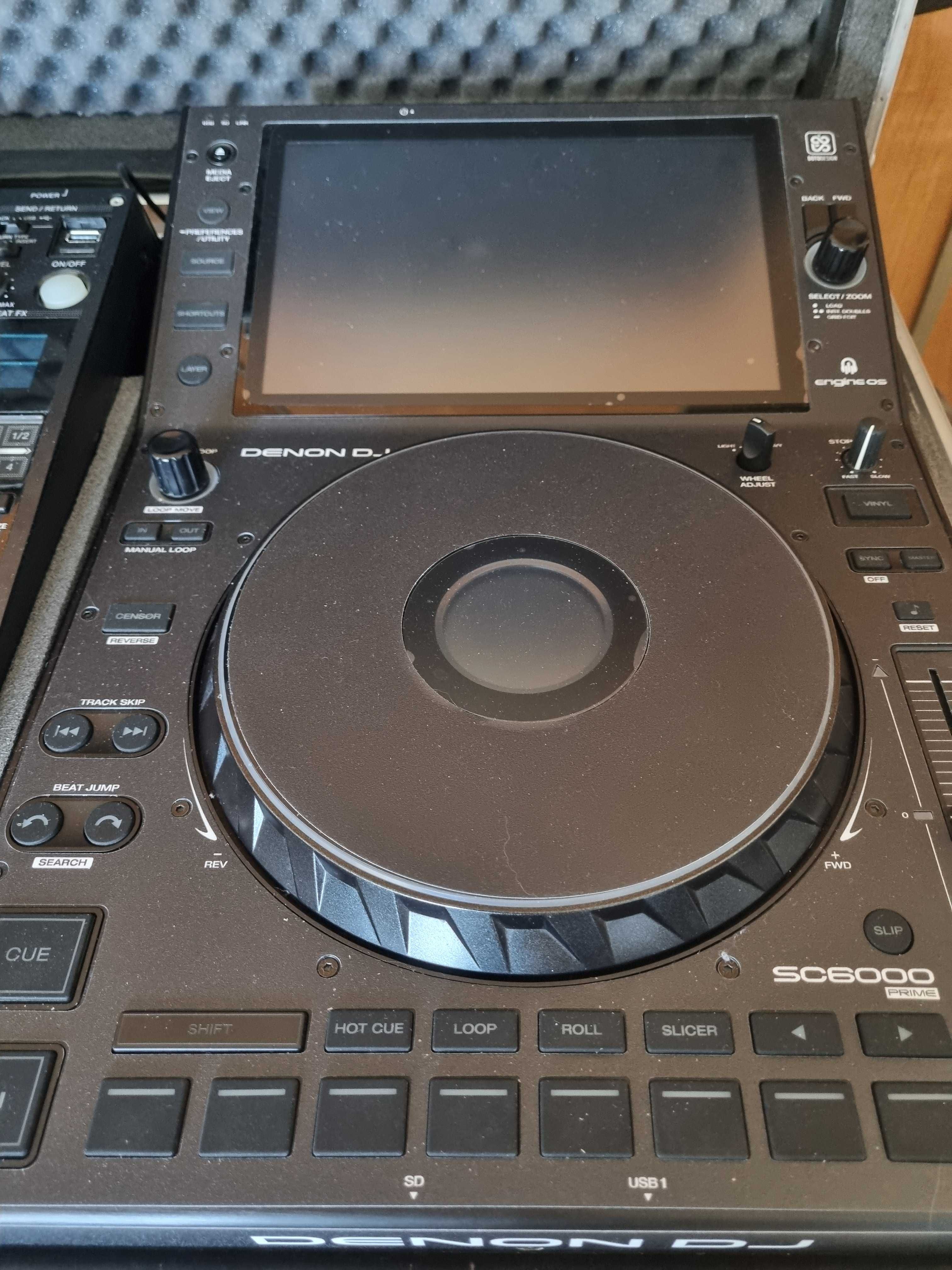 Denon sc6000 x 2,pioneer djm 900 nexus2,plus case