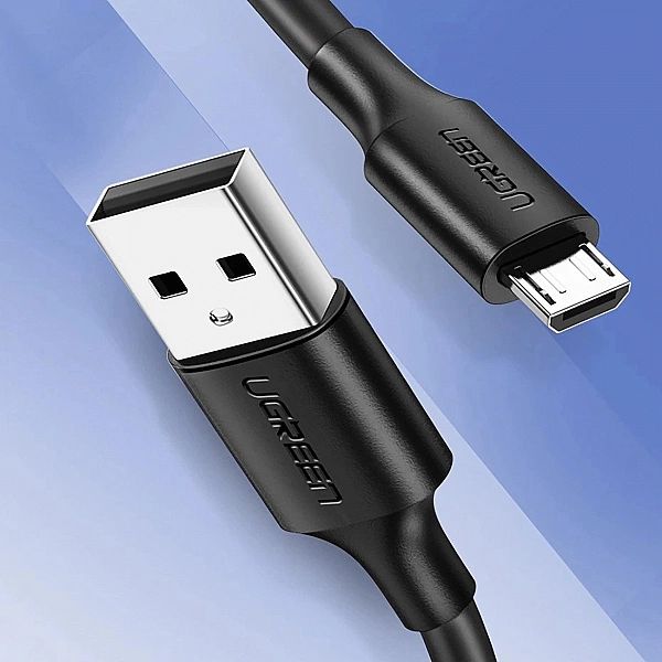 Kabel Ugreen US289, 60134 micro USB / USB-A 0.25m - czarny