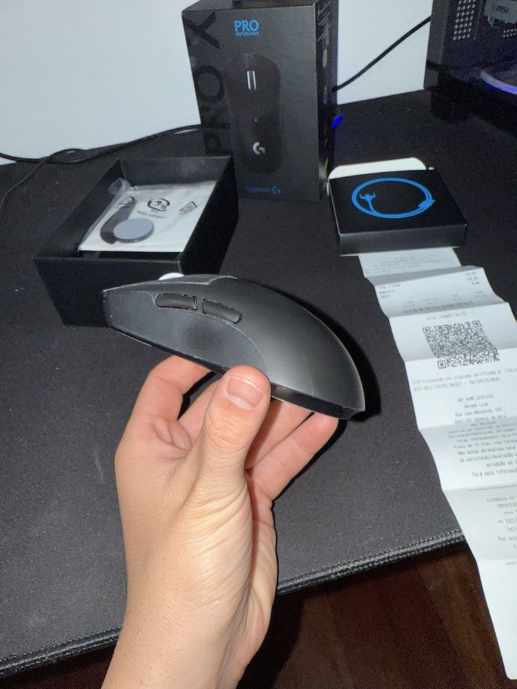 Rato logitech superlight pro x wireless como novo