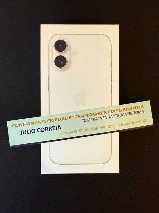 Iphone 16 128GB - NOVO em Caixa SELADA - Factura e Garantia 3 Anos