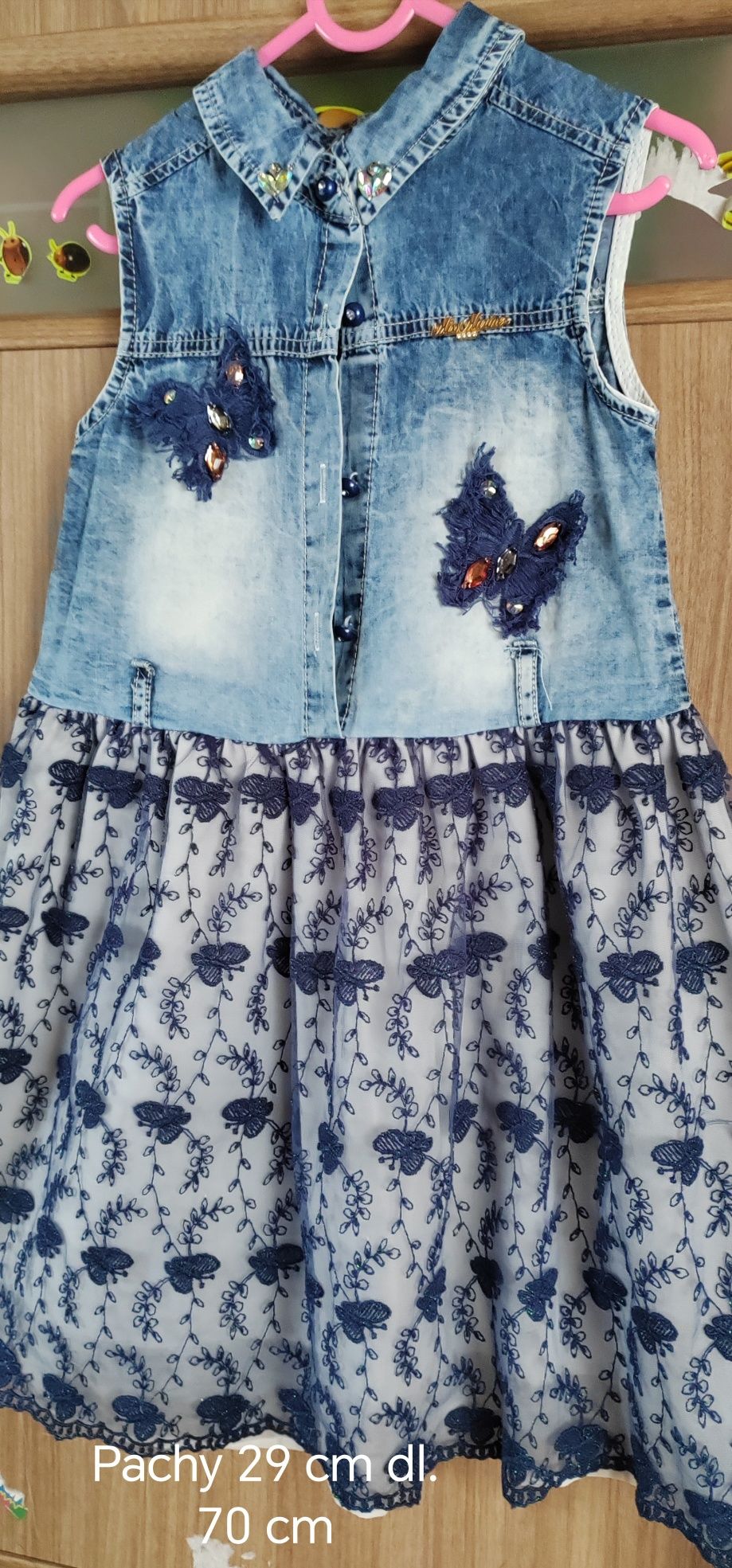 122 Sukienka góra jeans
