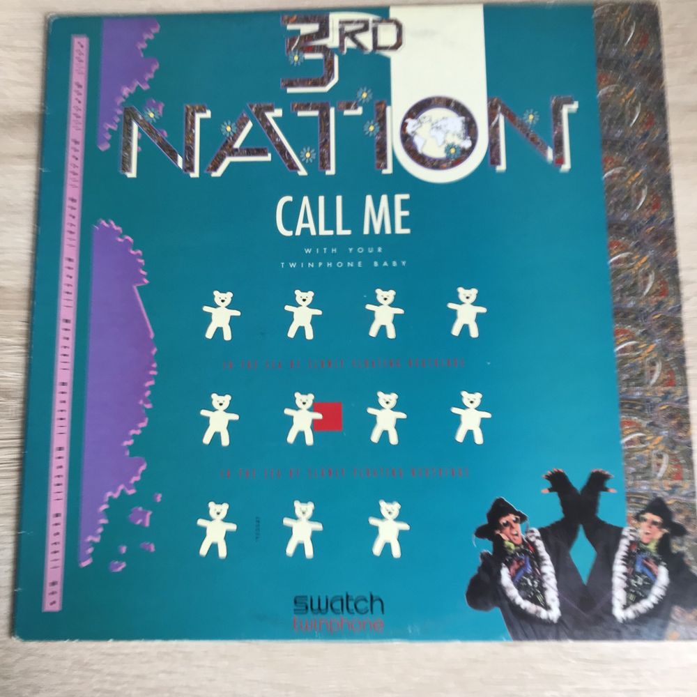 Winyl: 3 RD Nation - Call Me / House & Jack Swing Mix/ Maxi  eurohouse
