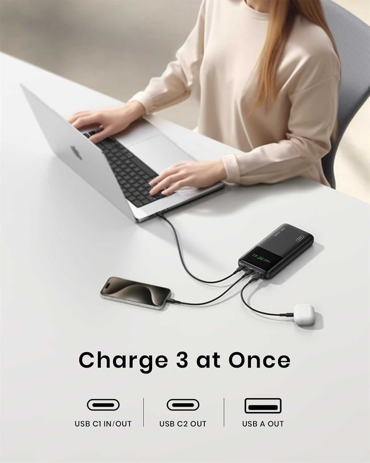 PowerBank INIU B64 27.000 mAh (140W) Повербанк