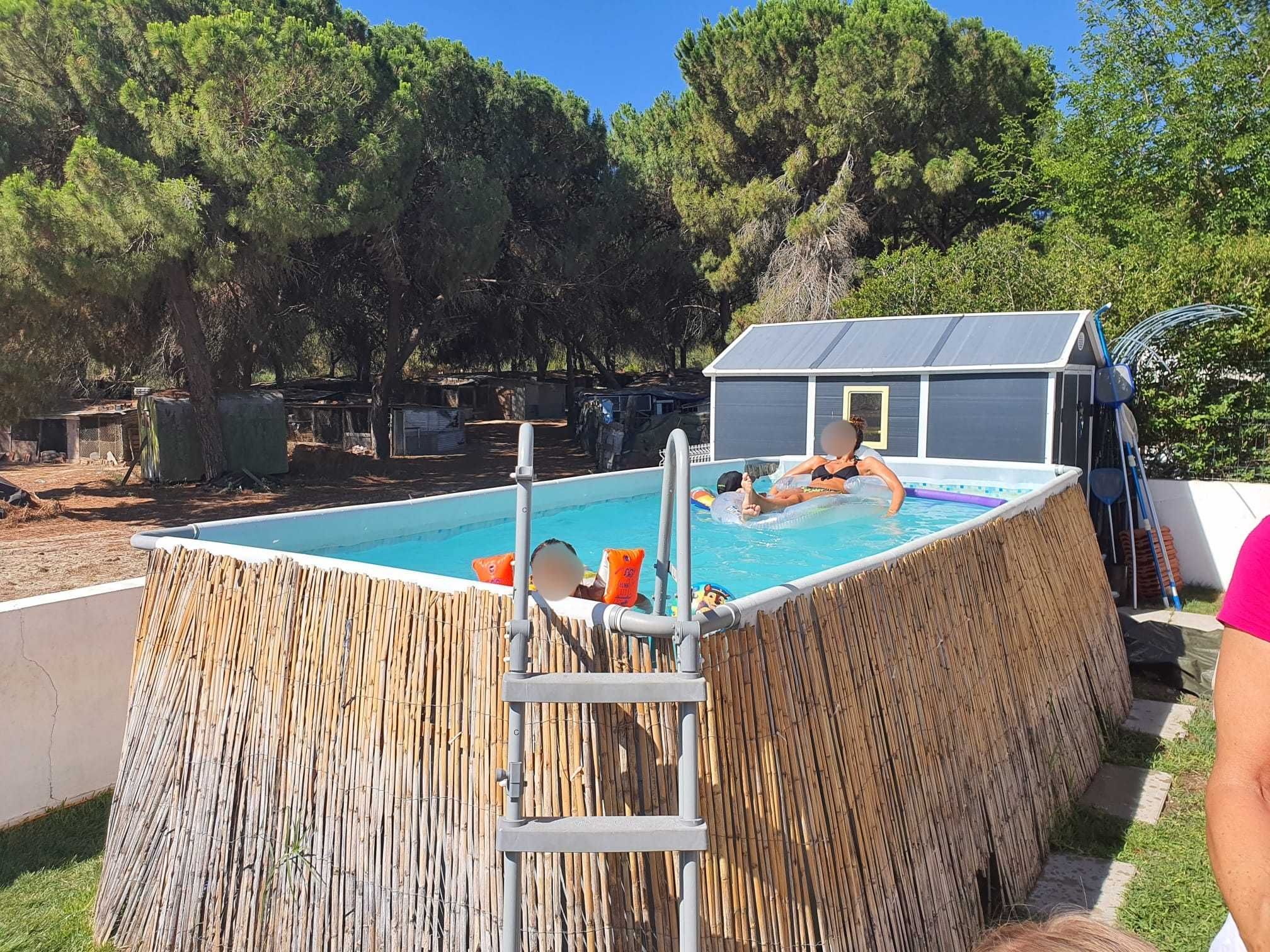 Pool, piscina Bestway ca. 4,88X2,44X1.22m com filtro de areia