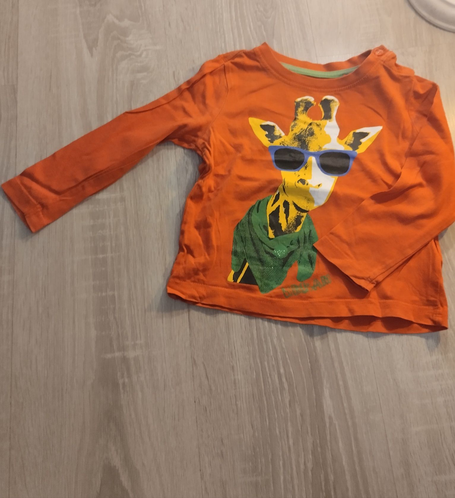 Pomarańczowa bluzka chłopięca Lupilu 86-92
