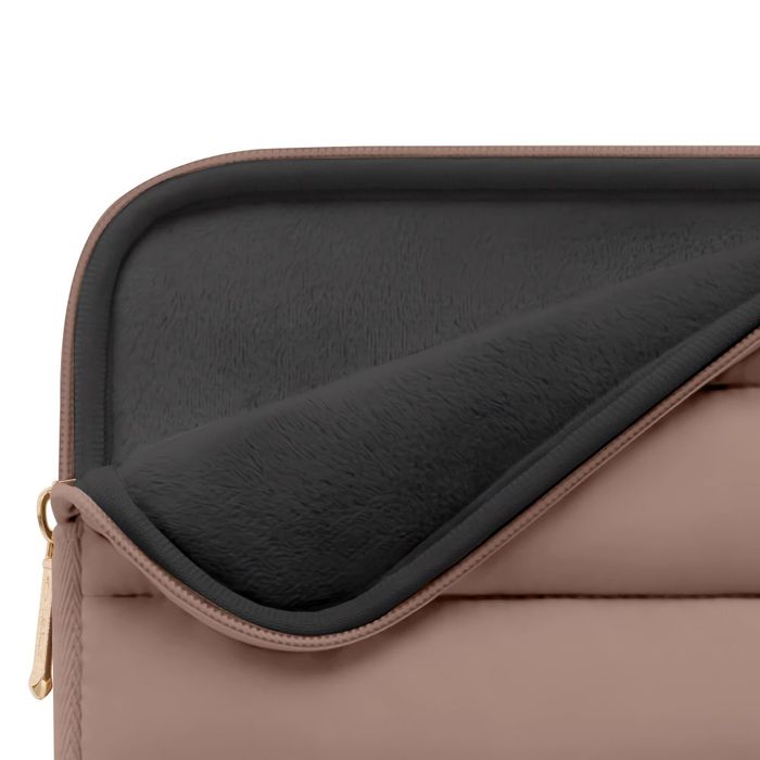 Etui TECH-PROTECT Fluffy DO laptopa 15-16" Miękka Wyściółka Orzech