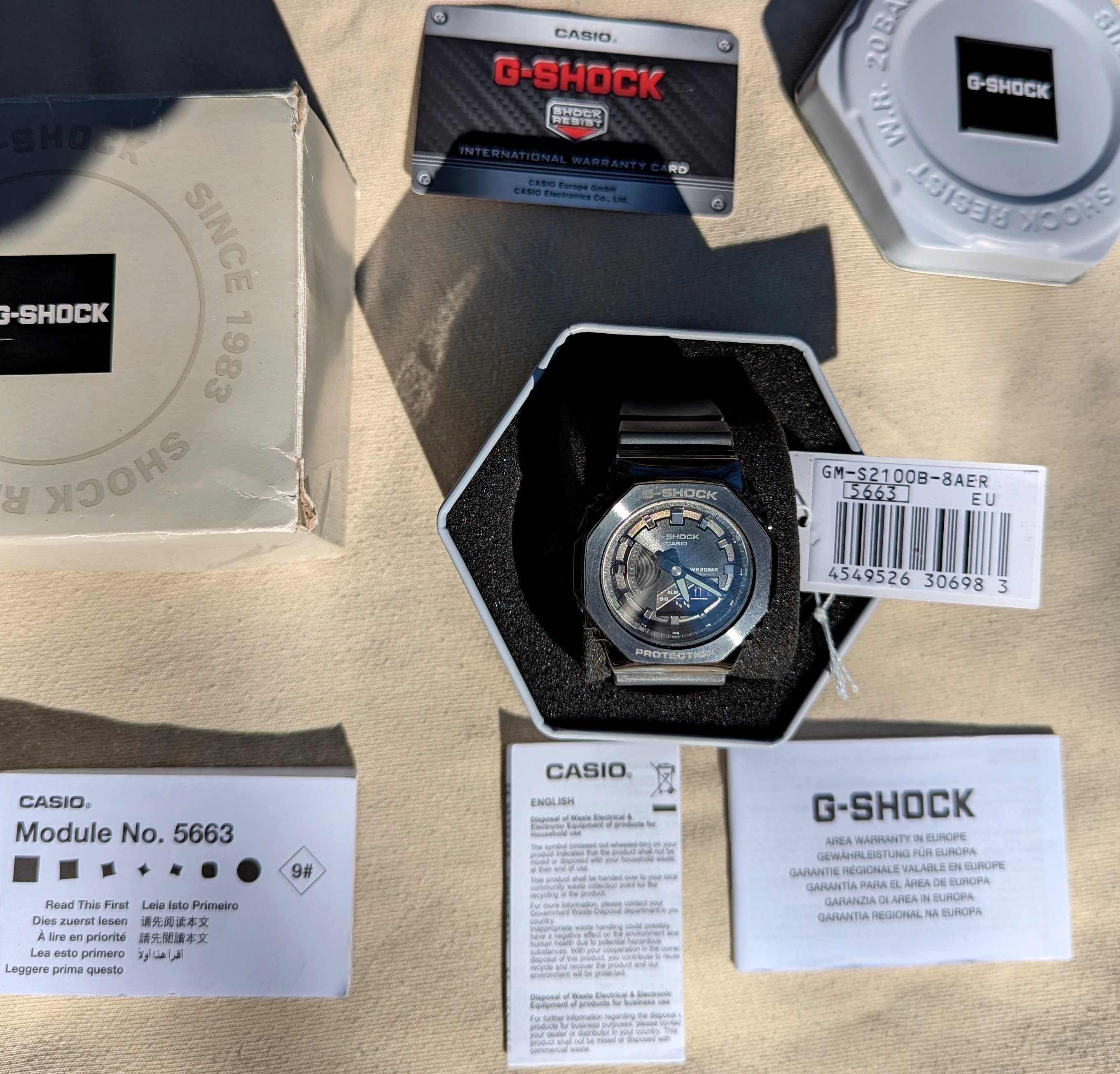 Офіційний годинник CASIO G-Shock GM-S2100B