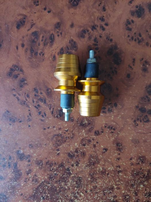 Грузики керма алюмінієві універсальні в кермо 22 мм (золото) на мото