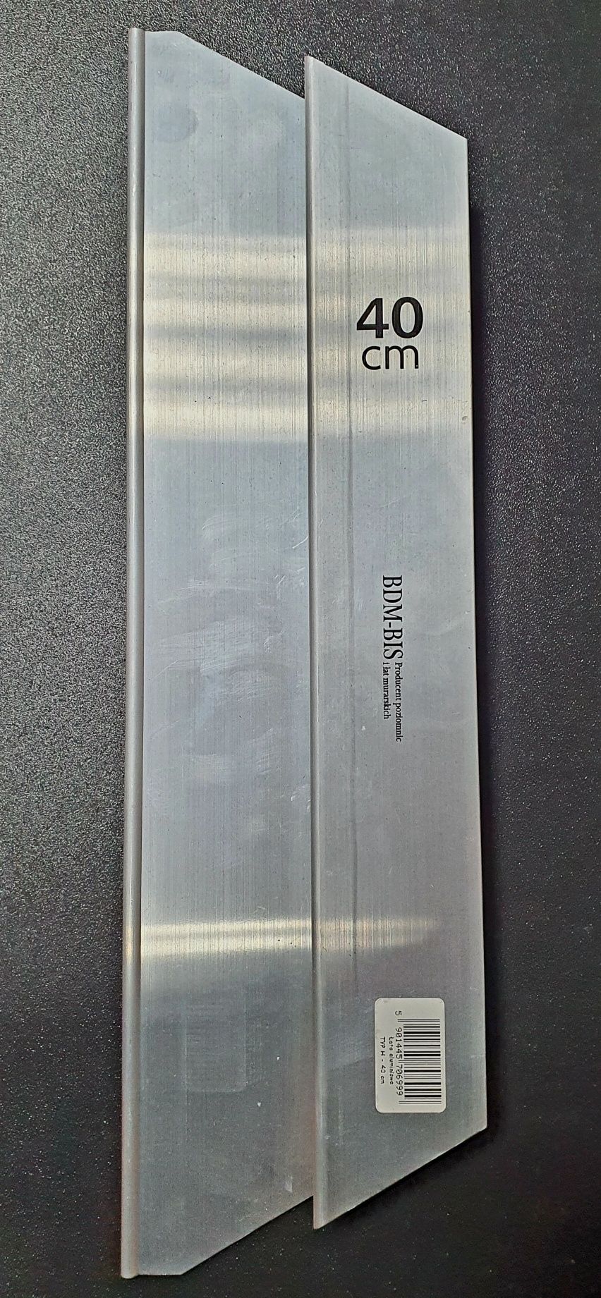 Szpachla listwa aluminiowa typ H 40 cm