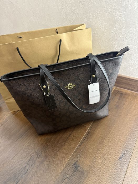 Сумка шопер Coach tote bag оригінал !