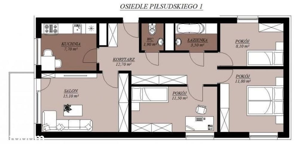 Komfortowe 4 pokoje | 72m2 | Balkon | Świetna lokalizacja