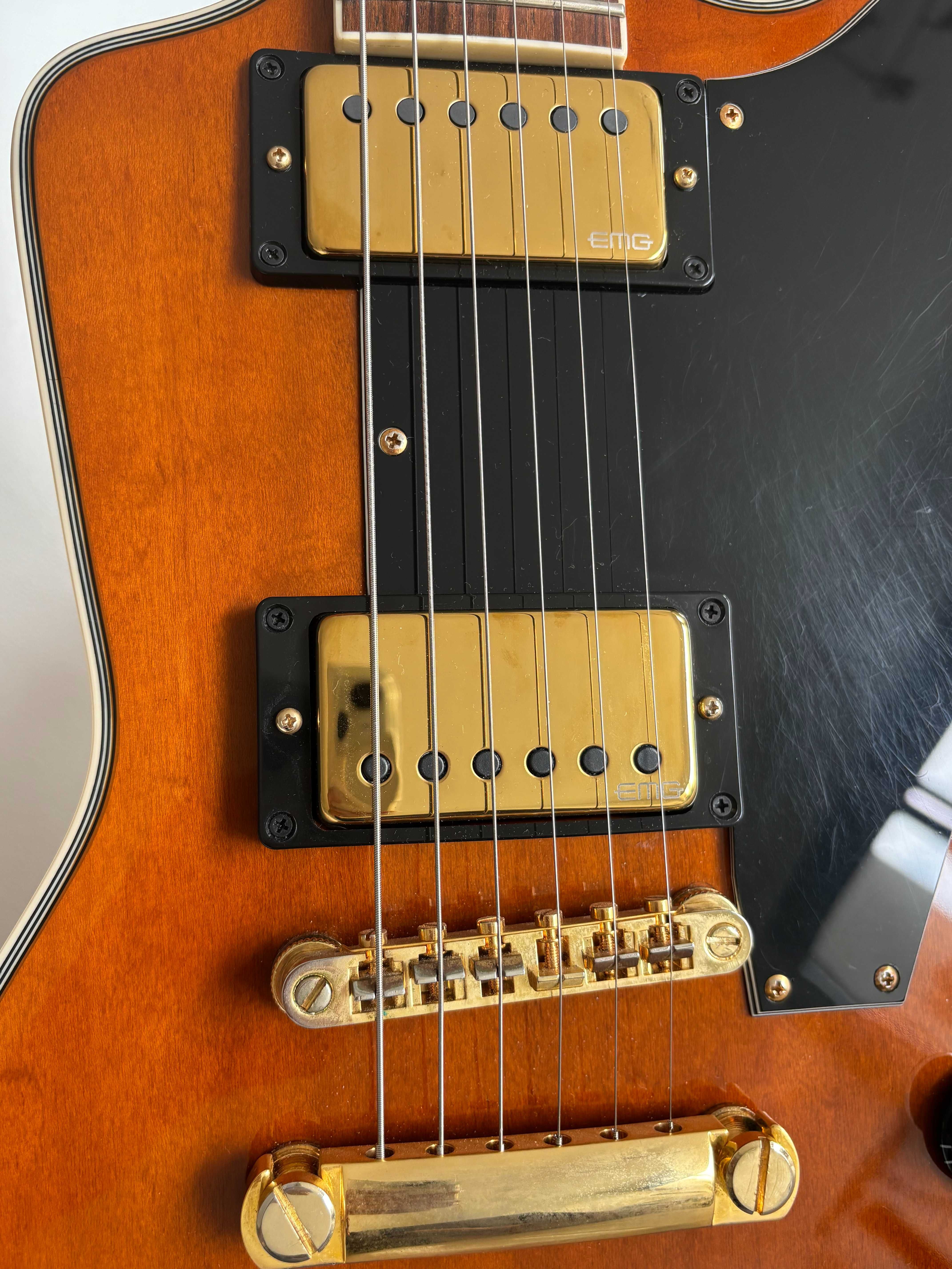 Epiphone Explorer Artisan Lee Malia, com pickups EMG JH HET set