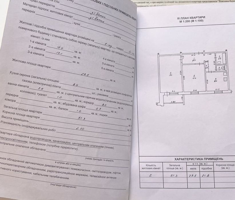 Продаж 2-кімнатної квартири в м. Калуші