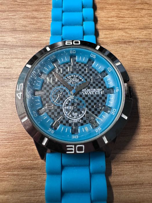Zegarek Atlas for Men z paskiem niebieski