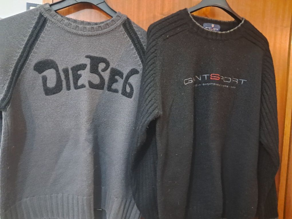 7€ Blusao pull e bear, malhas e pólos