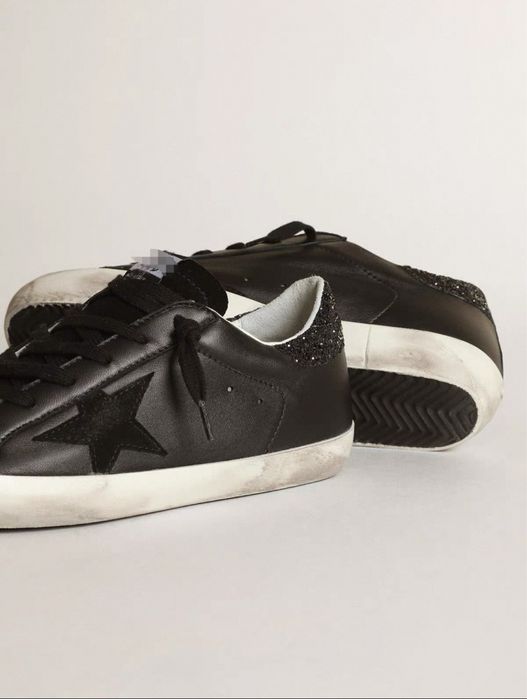 Кеди Golden Goose чорні шкіряні