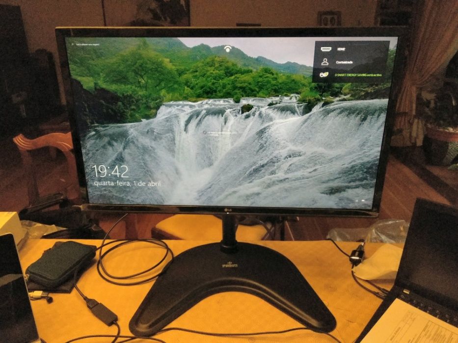 Suporte Monitor Neomounts NM-D335 Preto