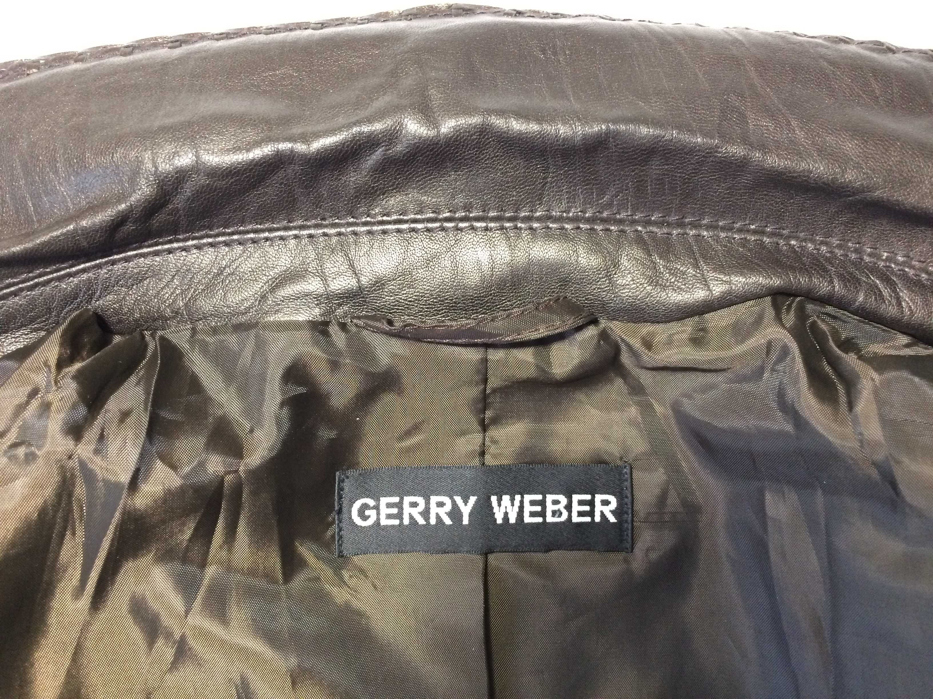 Новый  Кожаный  Пиджак  GERRY WEBER .  Оригинал.