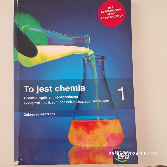 To jest chemia 1 zakres rozszerzony