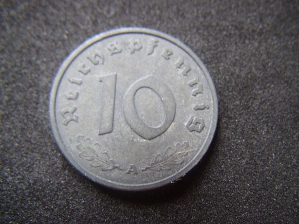 Stare monety 10 reichsfenig 1942 A Niemcy /5
